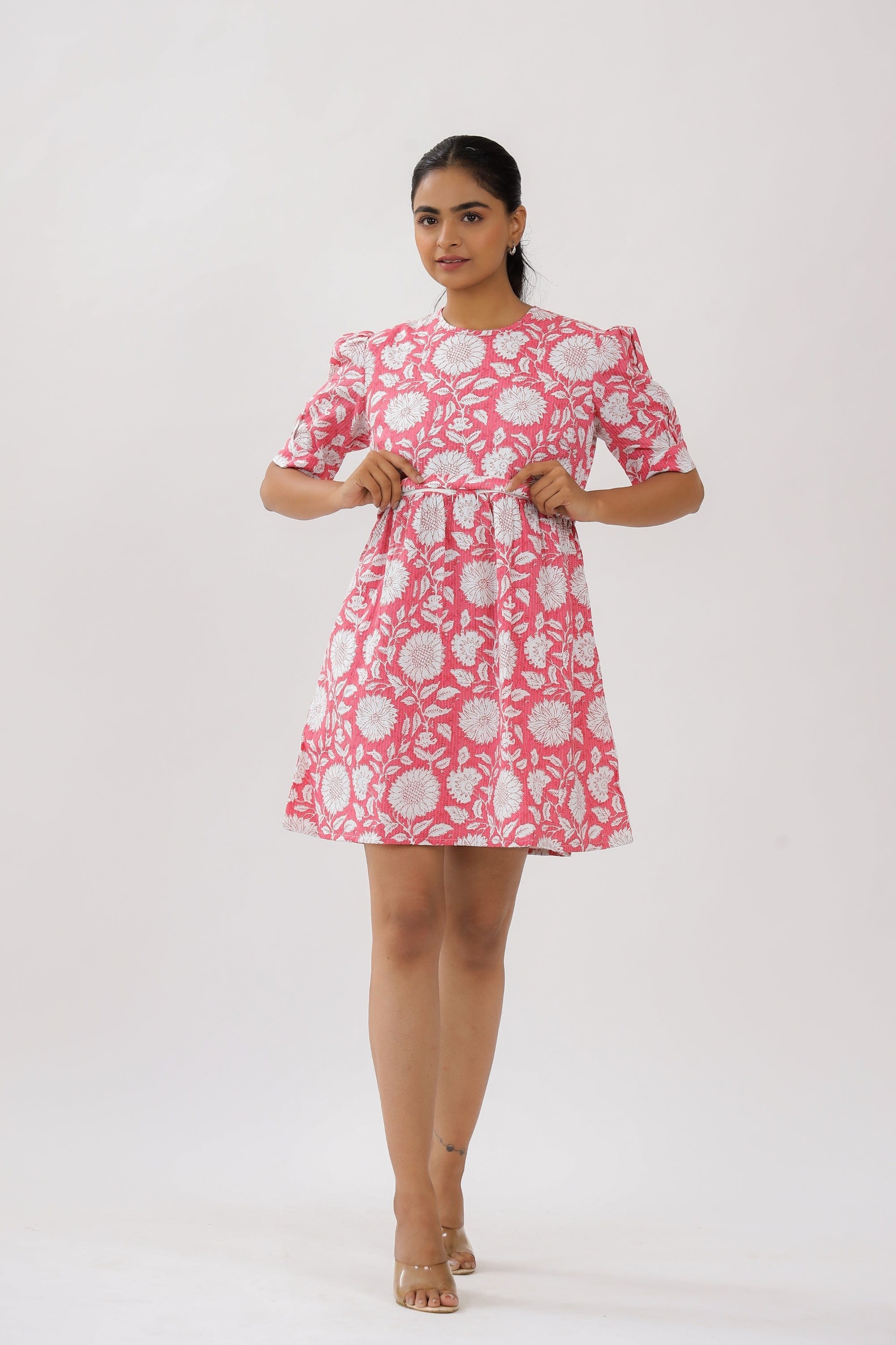 Pink Dahlia Katha Maternity Short Dress
