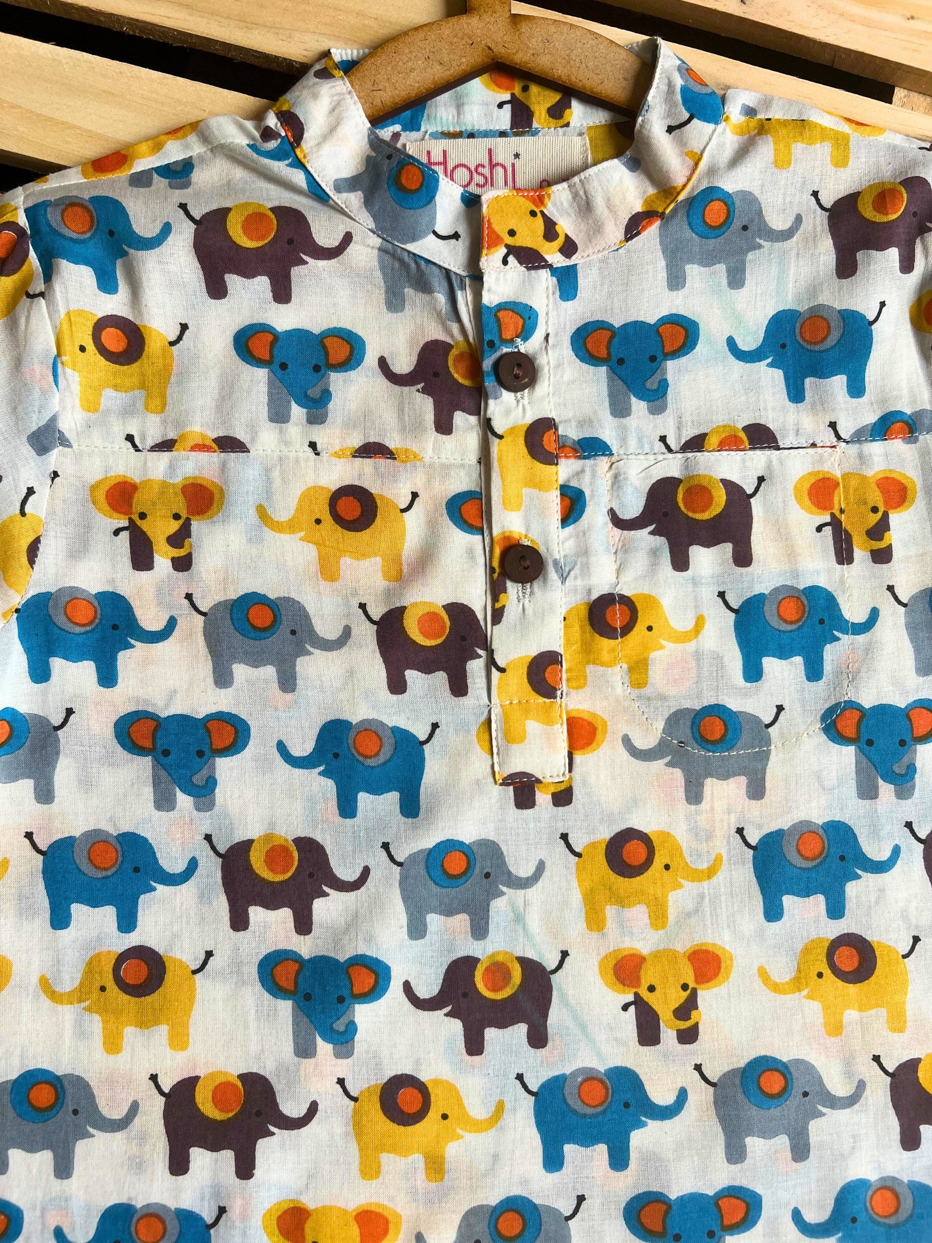ELEPHANT PARADE KURTA SHIRT