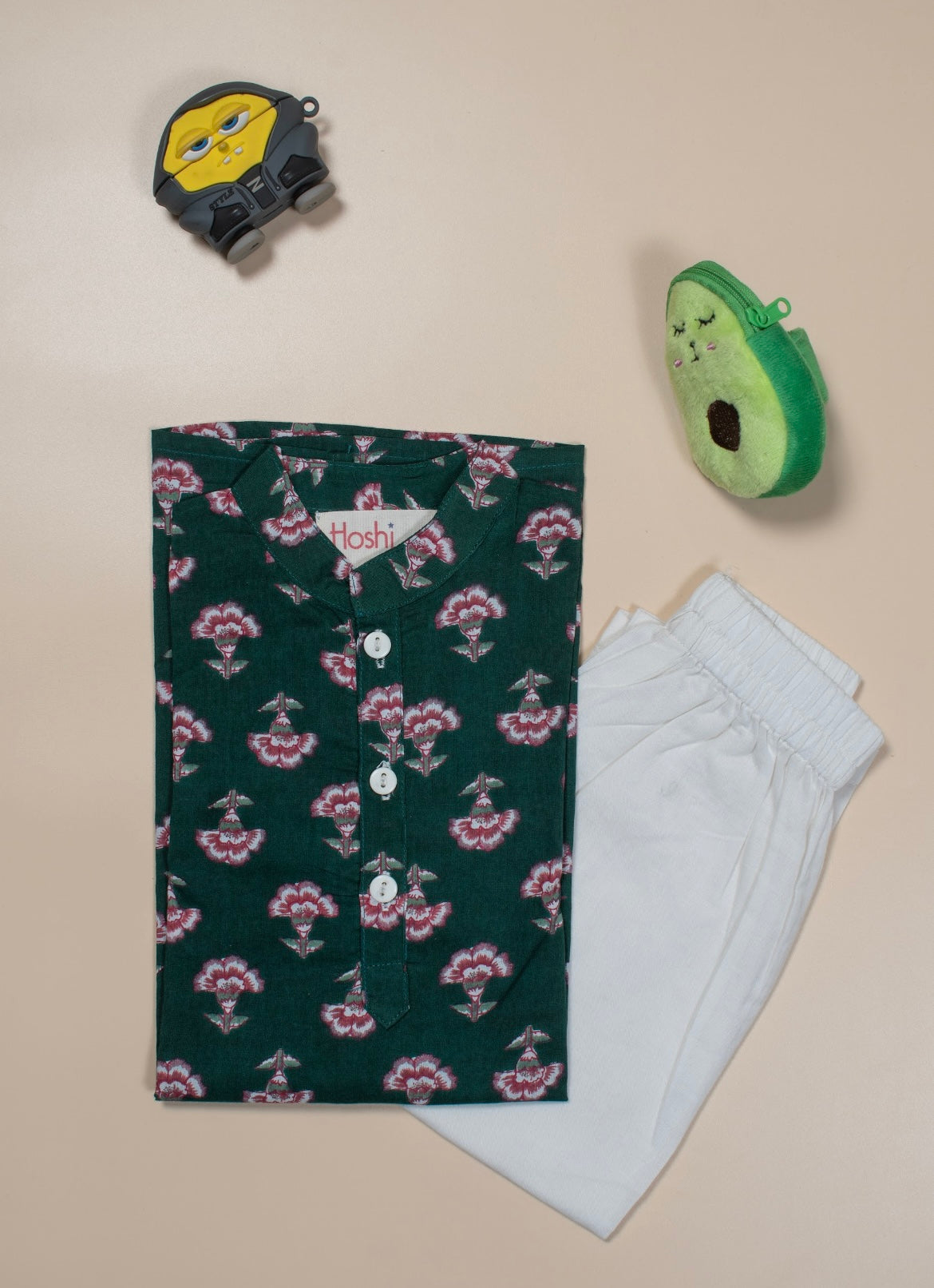 Green meadow boys kurta set