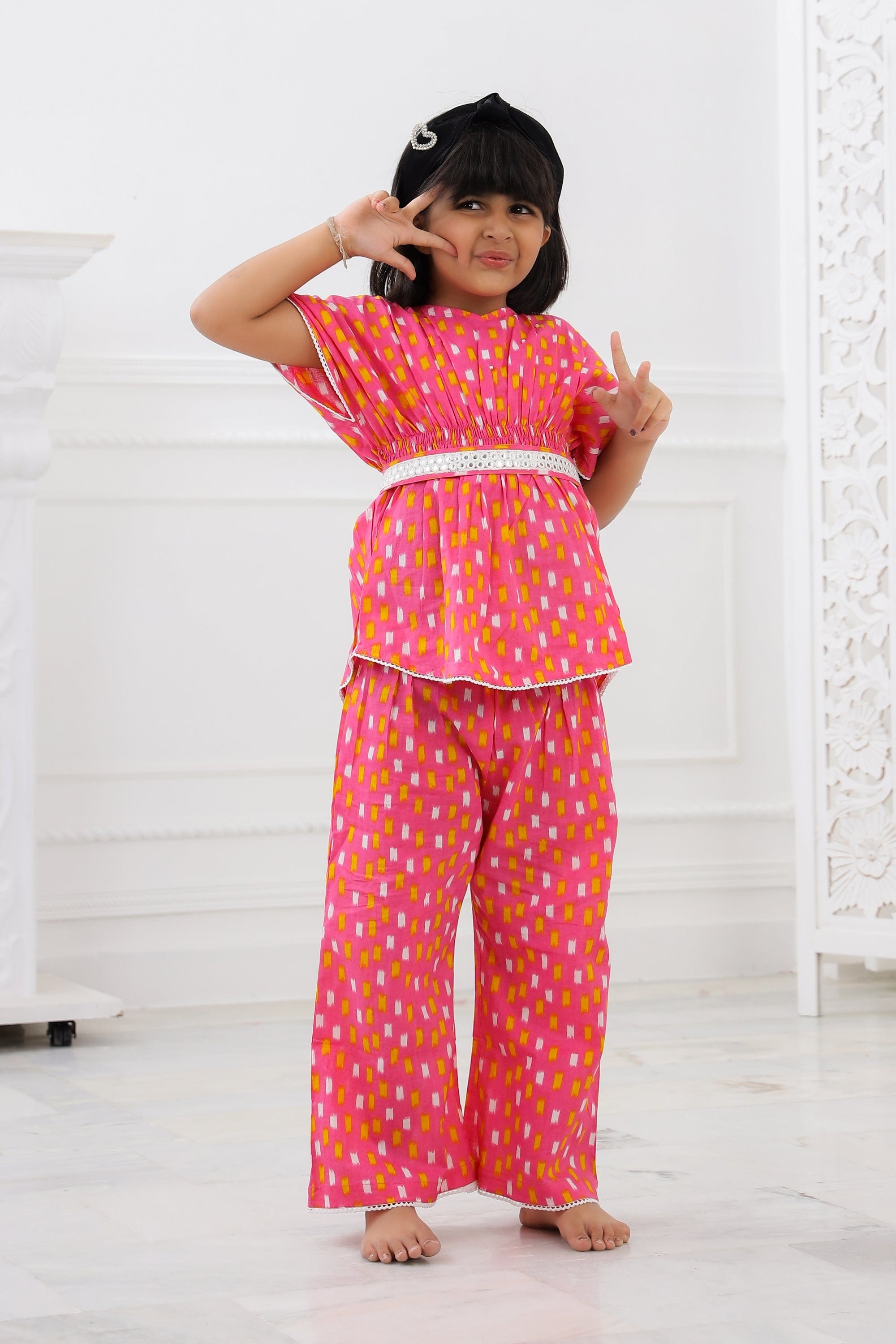 Yellow White Brush Stroke