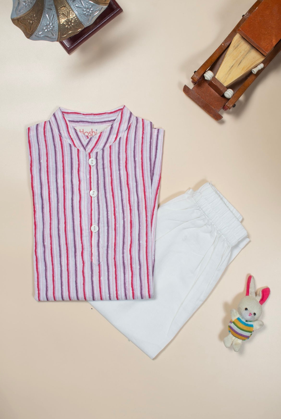 Berry blast boys kurta set