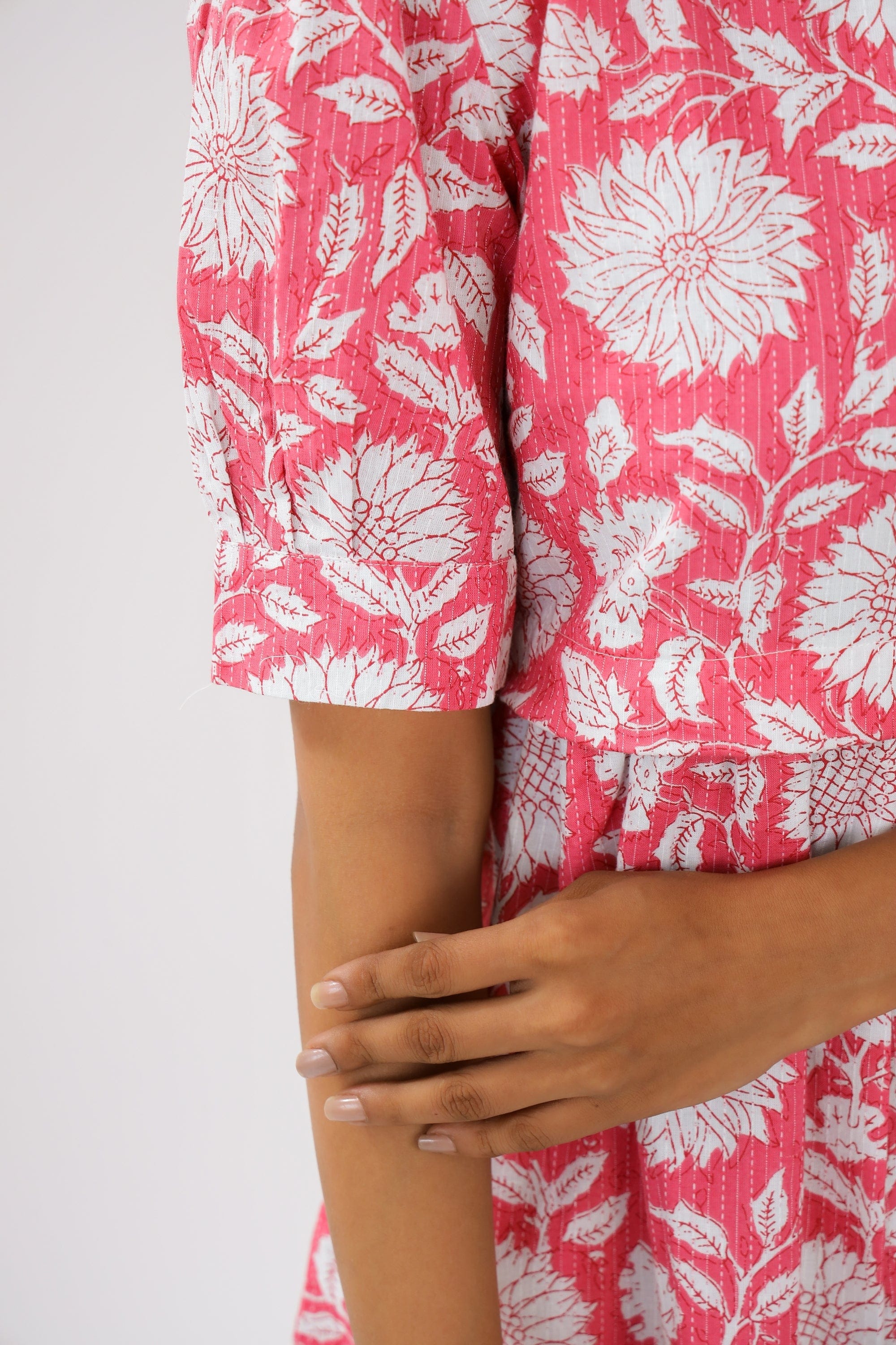 Pink Dahlia Katha Maternity Short Dress