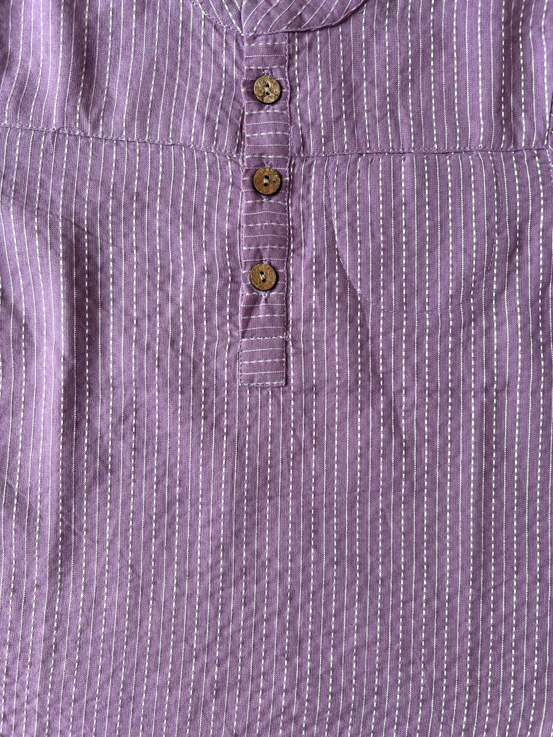 LAVENDER KAATHA KURTA SHIRT