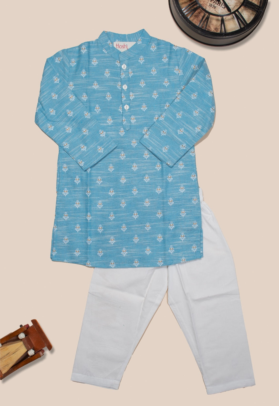 Rustic sky boys kurta set