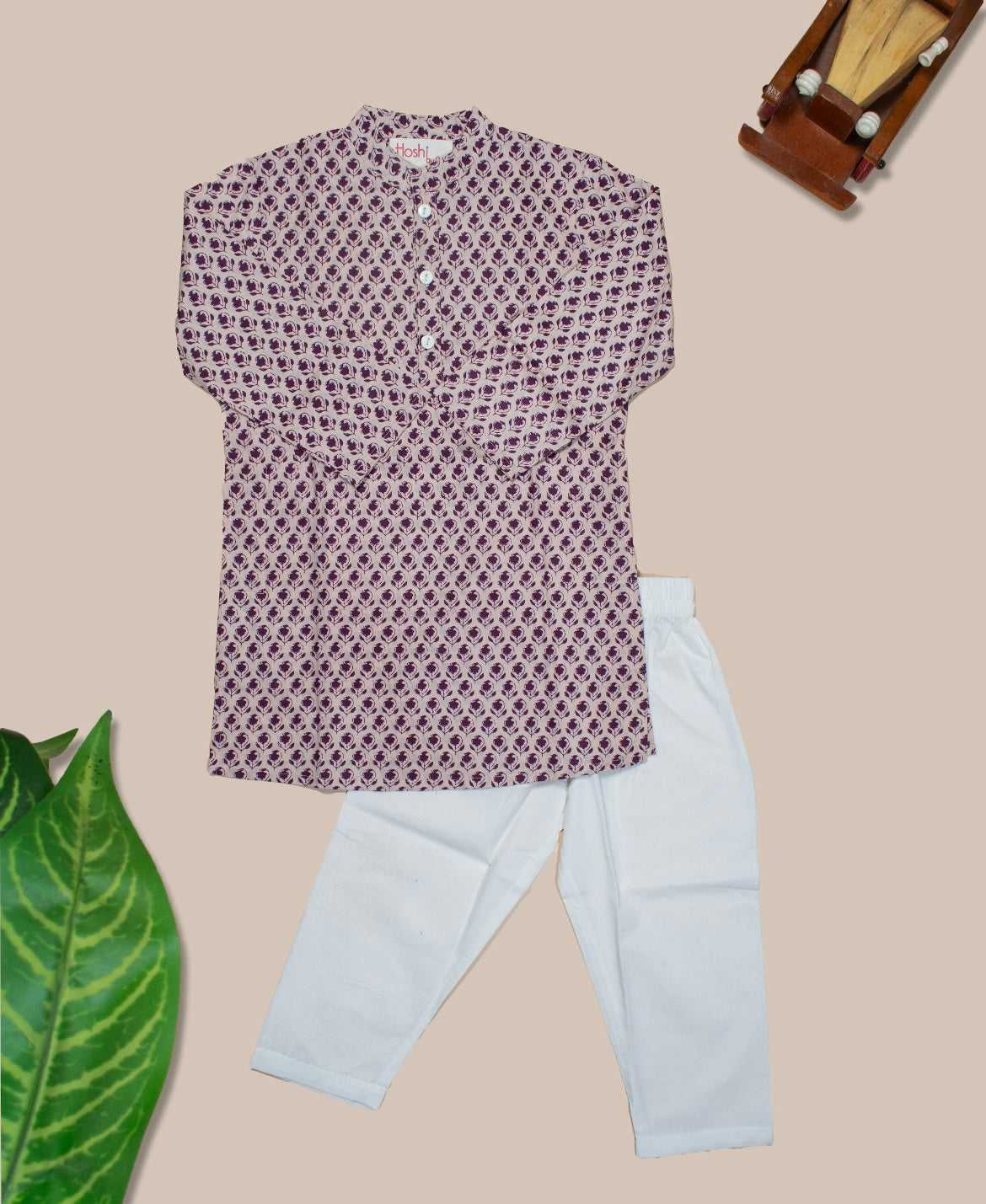 Rustic sky boys kurta set