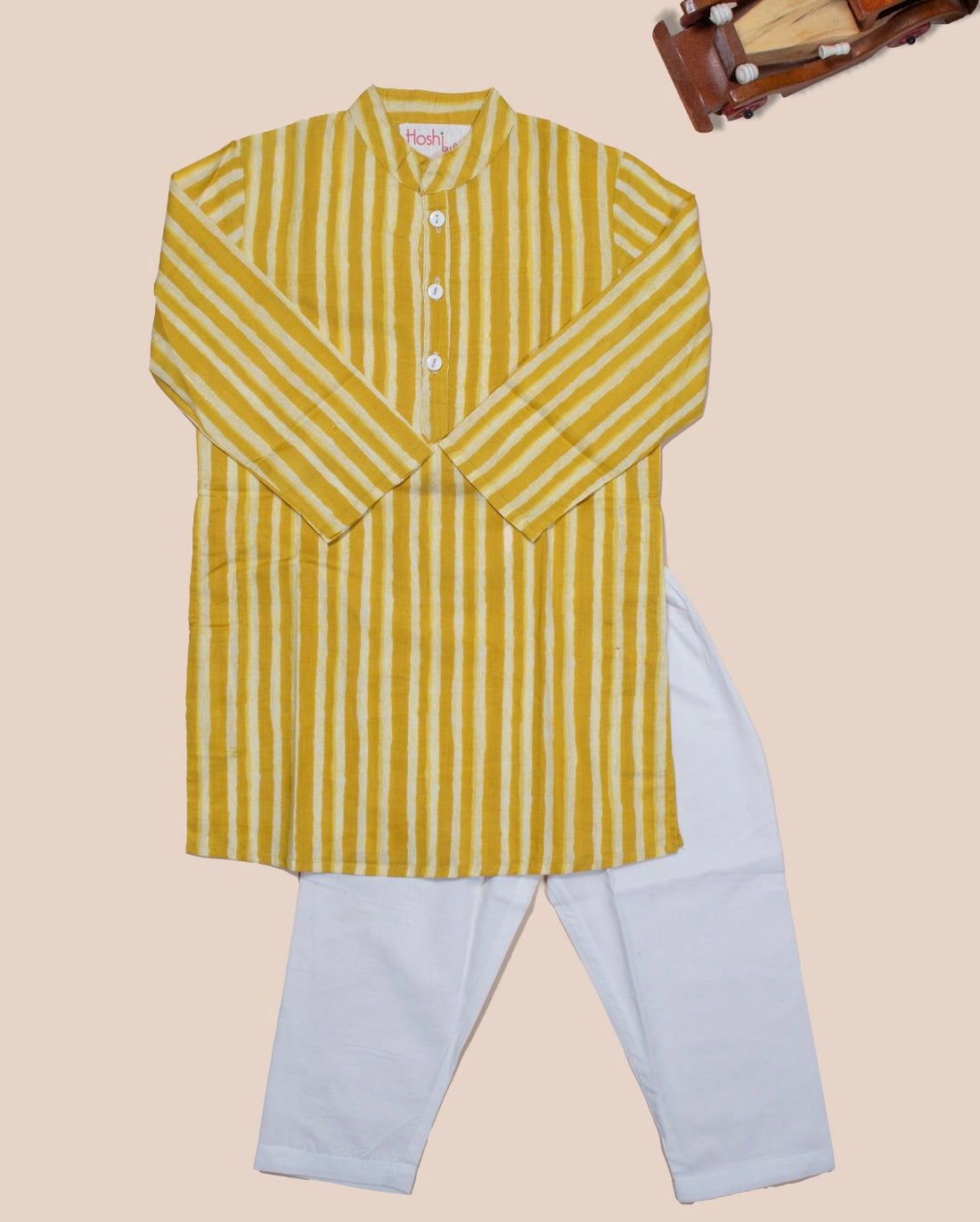 Sunny stripes boys kurta set
