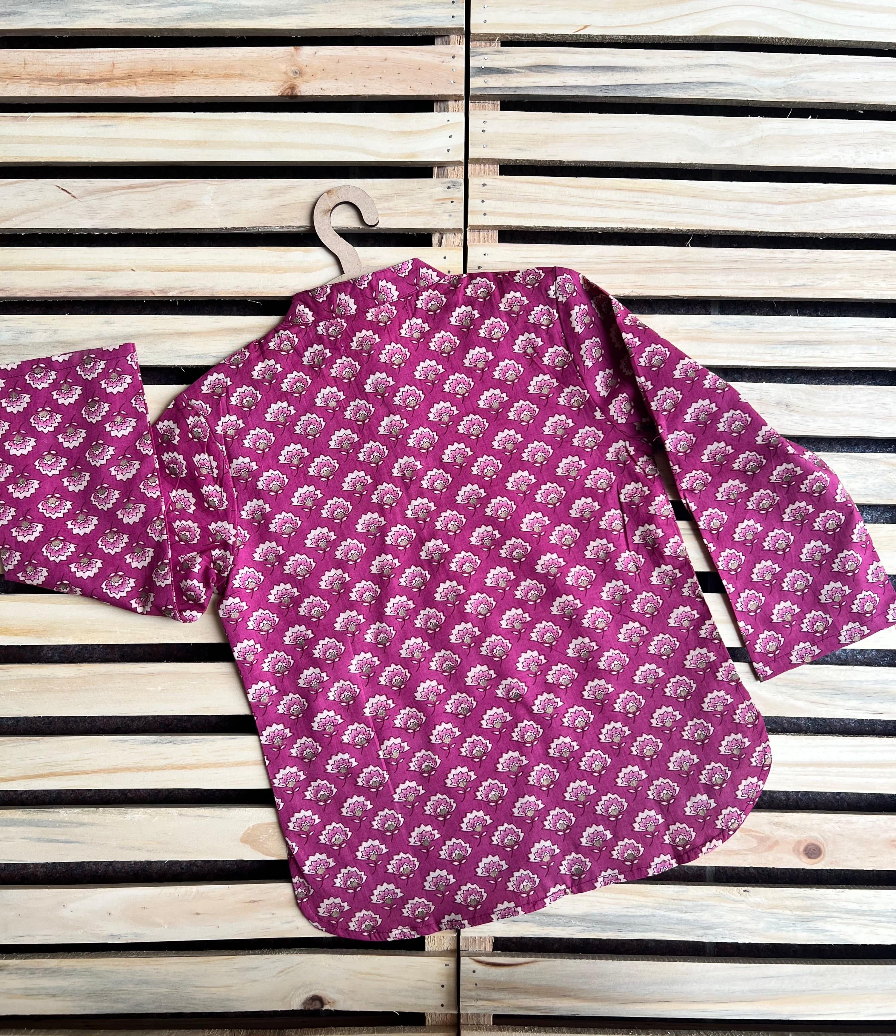 ORCHID FIELD KURTA SHIRT