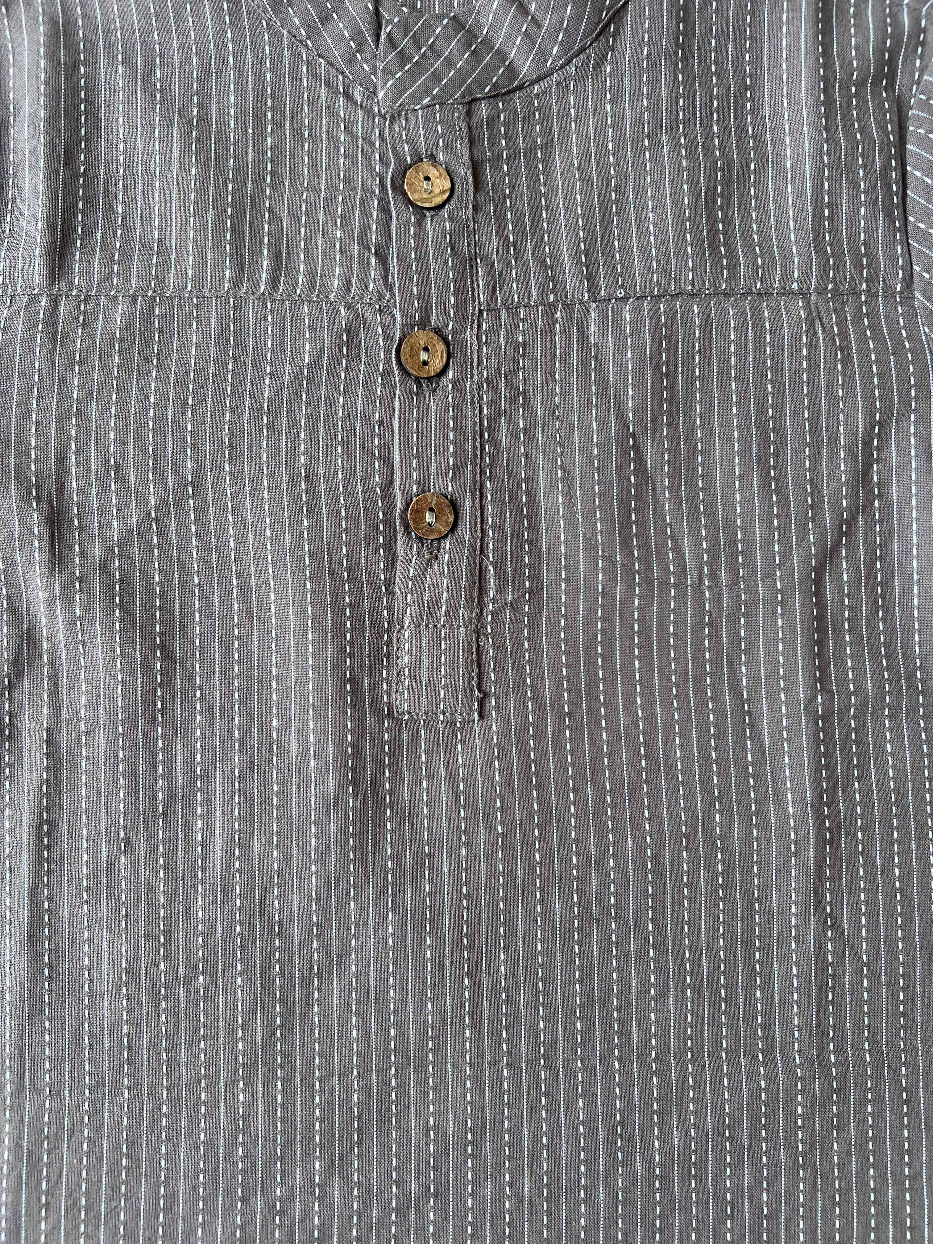 ICE SILVER KAATHA KURTA SHIRT