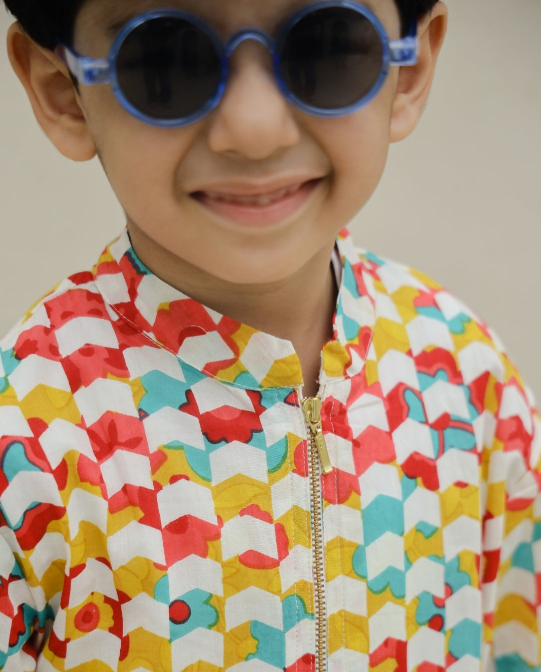 Teer Kaleidoscope Kurta Set