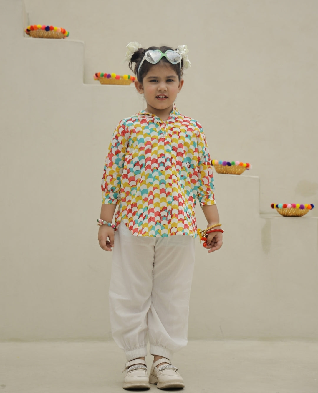 Teer Kaleidoscope Loose Kurta Set