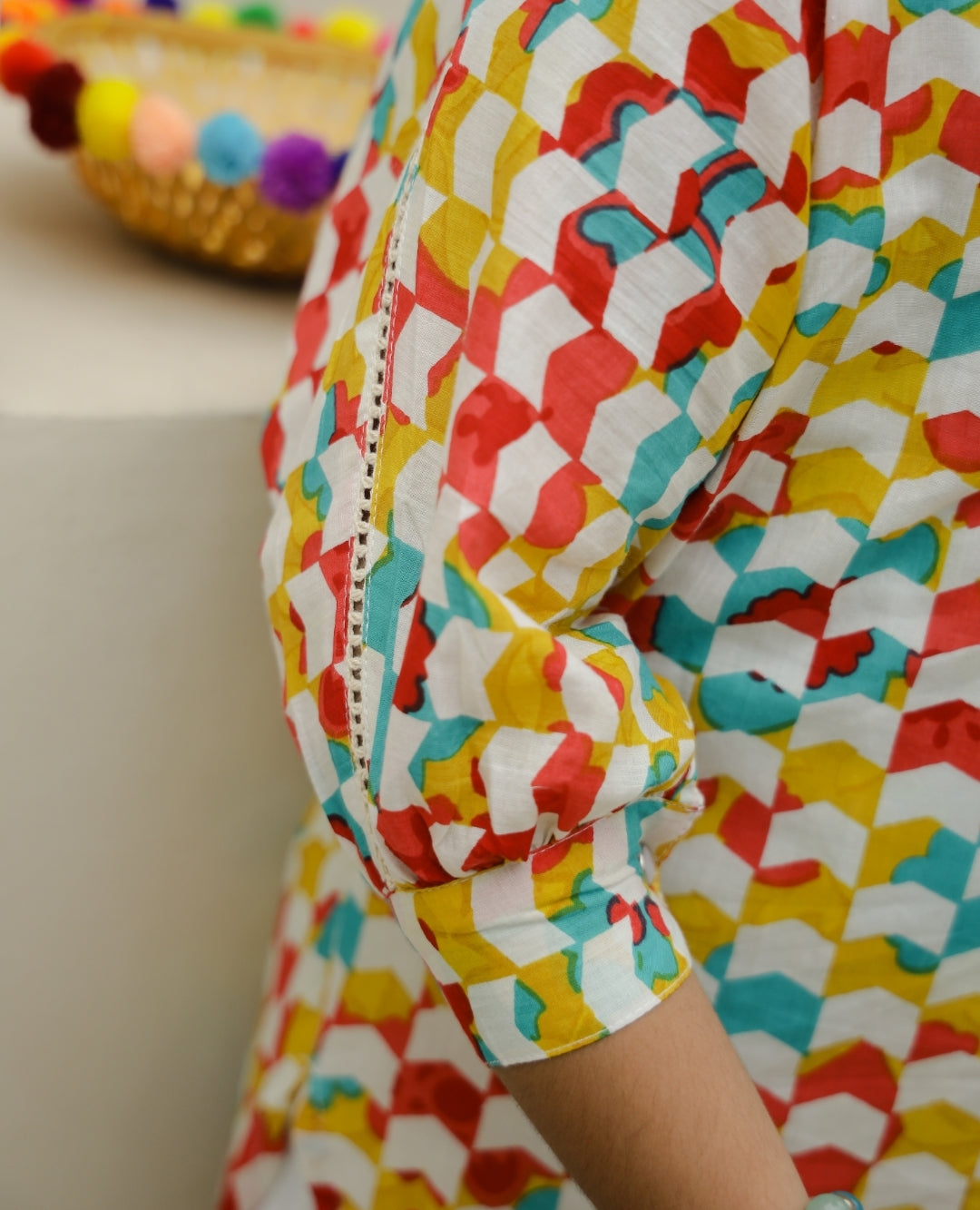 Teer Kaleidoscope Loose Kurta Set