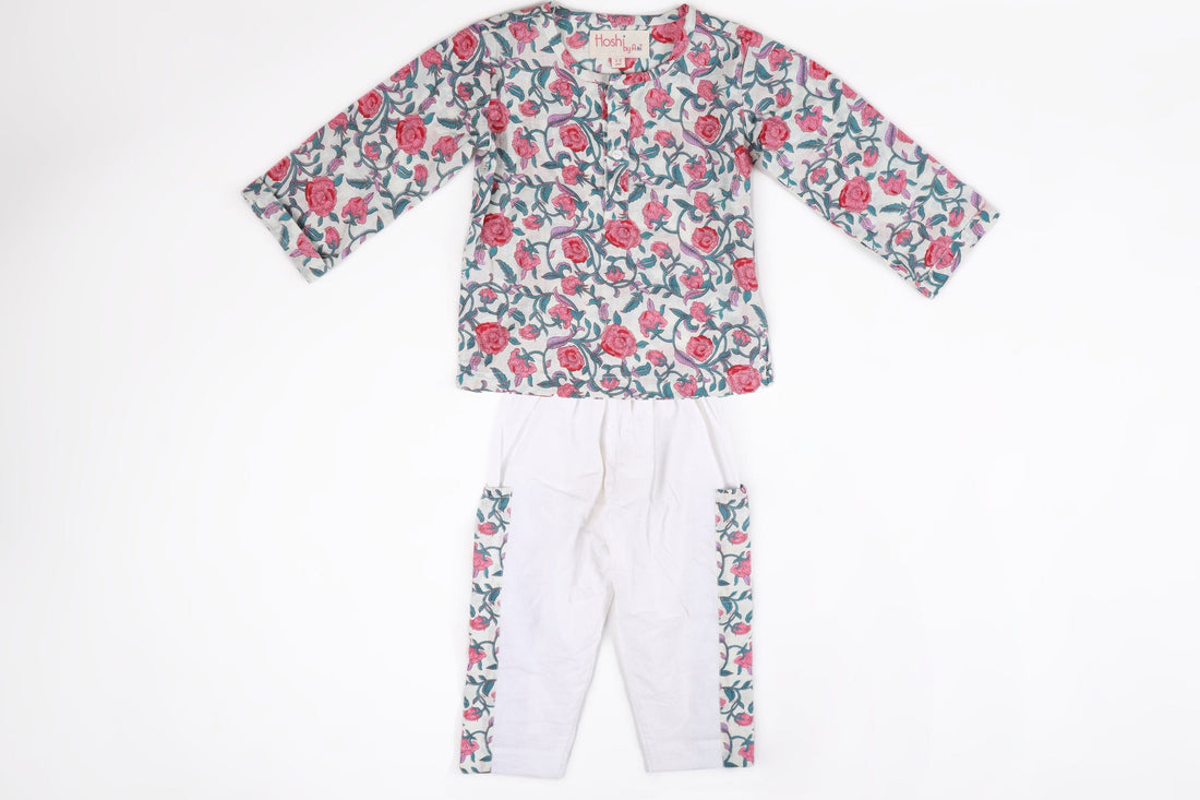 Pink Peonies & Buds Night wear