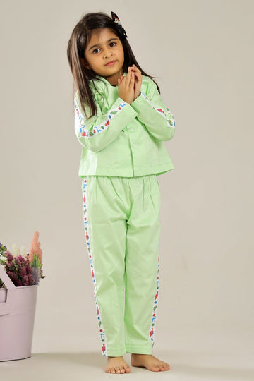 Mint Green Dino Unisex Co-ord Set