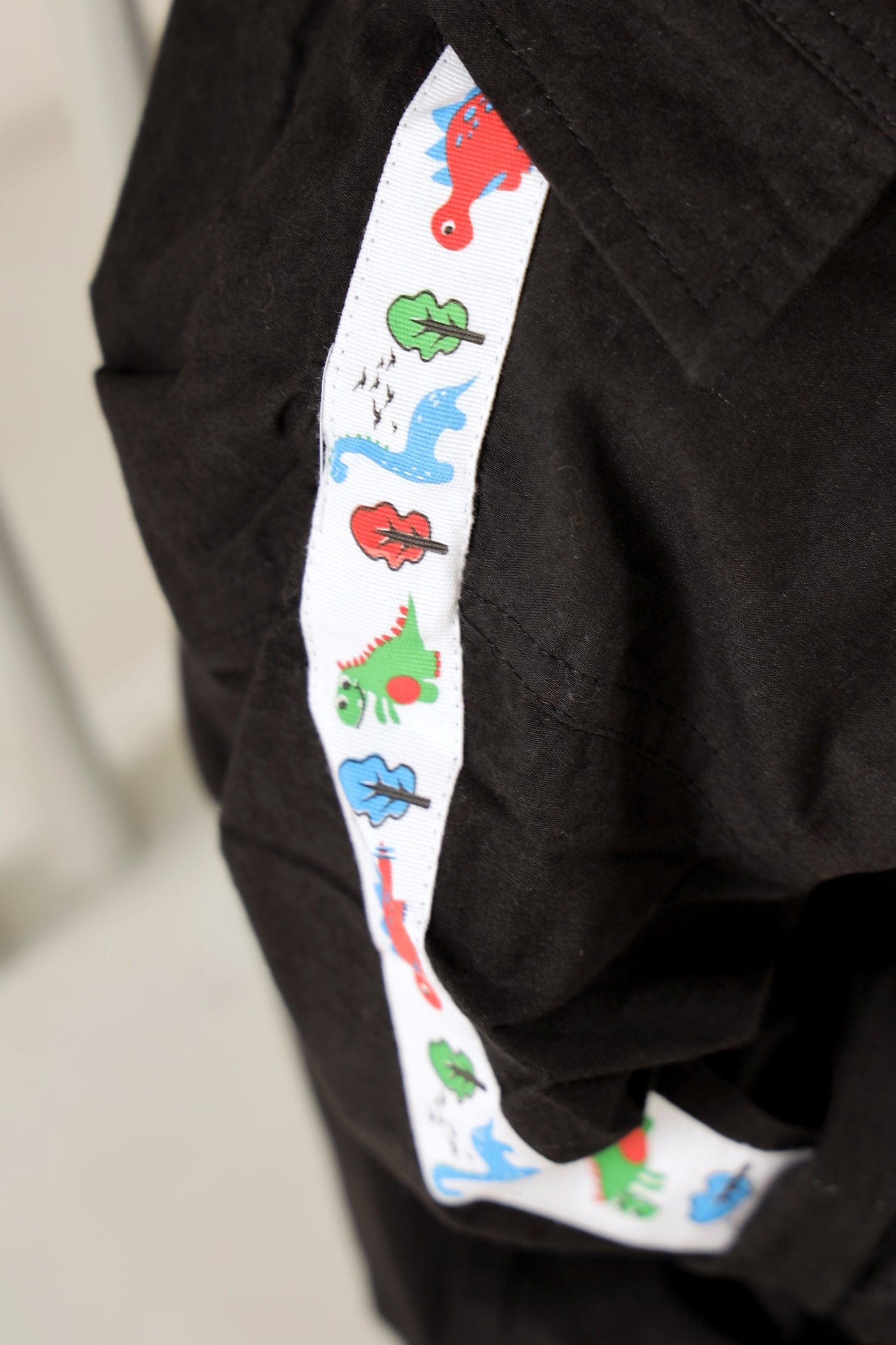 BLACK DINO FULL SLEEVES SHIRT