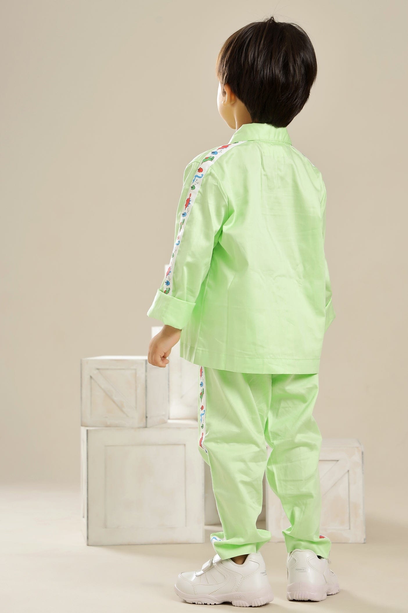 Mint Green Dino Unisex Co-ord Set