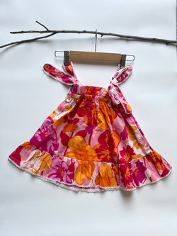 Sunset Blossom Pinafore Frock