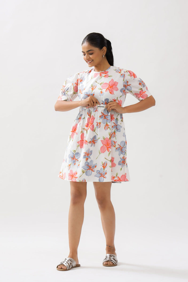 White Lily Maternity Short Dress