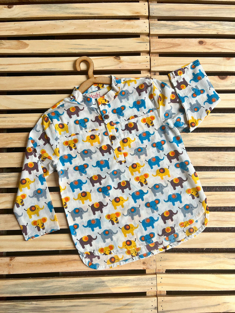 ELEPHANT PARADE KURTA SHIRT