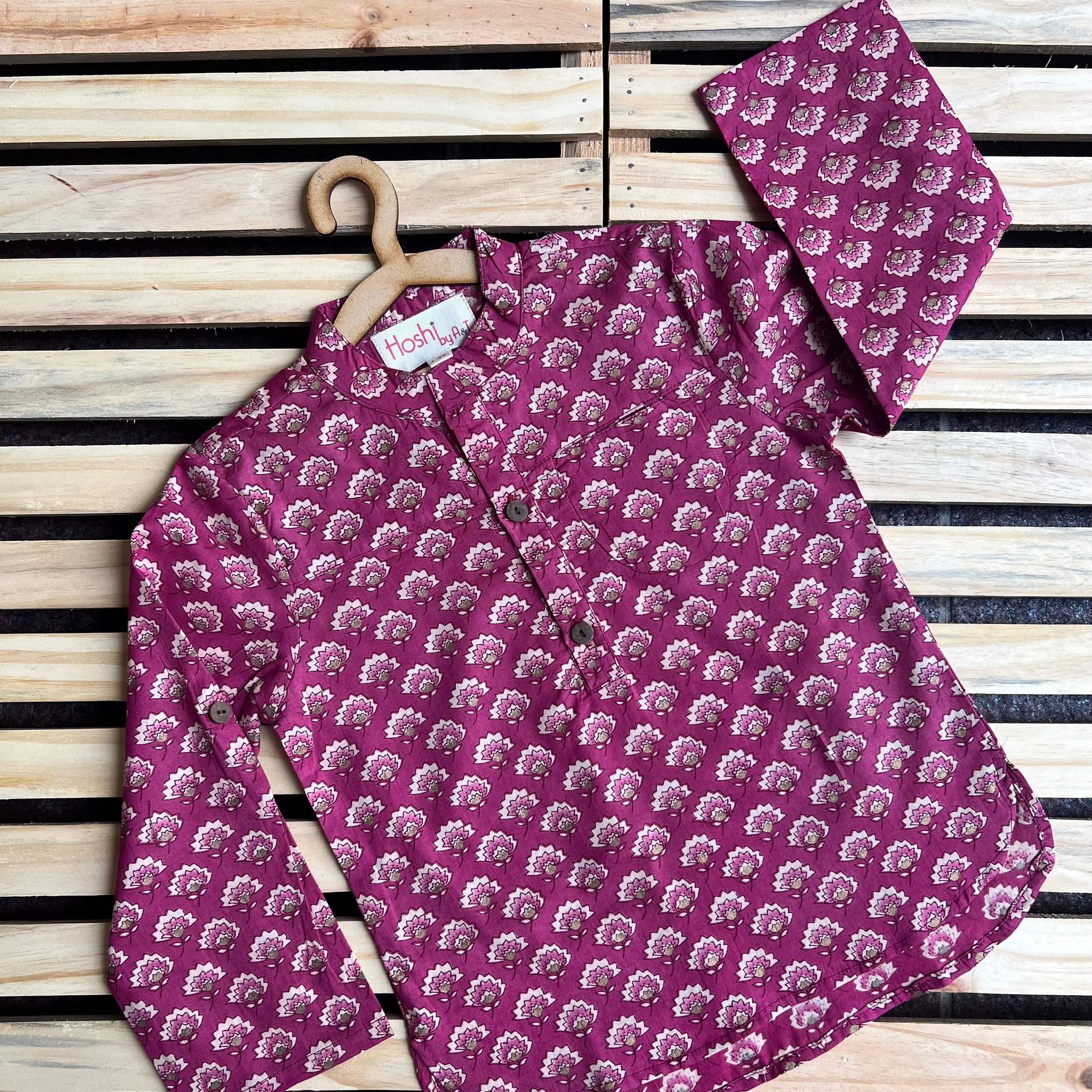 ORCHID FIELD KURTA SHIRT