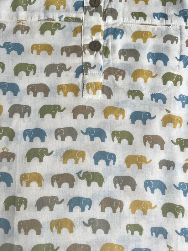 NEELE PEELE HATHI KURTA SHIRT