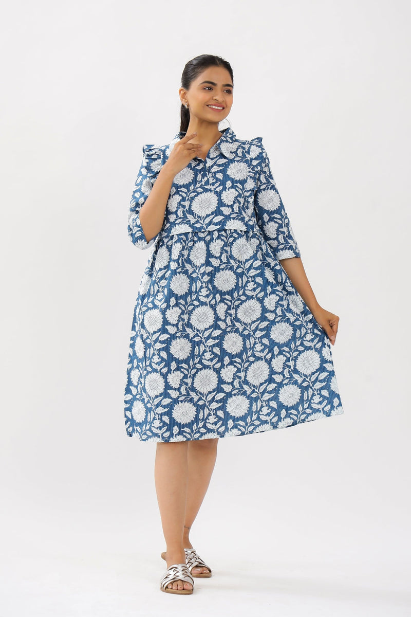 Blue Dahlia Katha Maternity Midi Dress