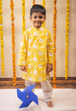 Hello Sunshine Boys kurta set