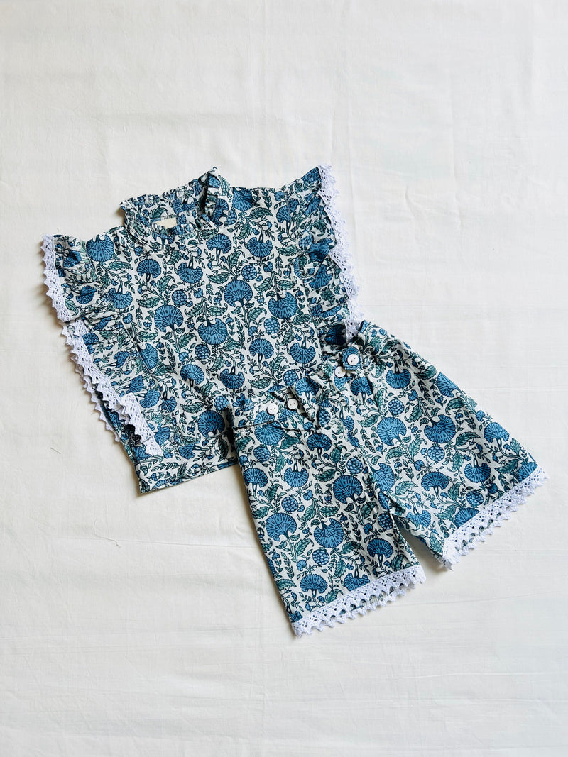 JAIPURI FLORAL GIRLS CO-ORD SET