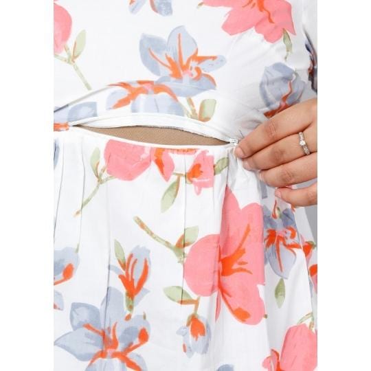 White Lily Maternity Short Dress