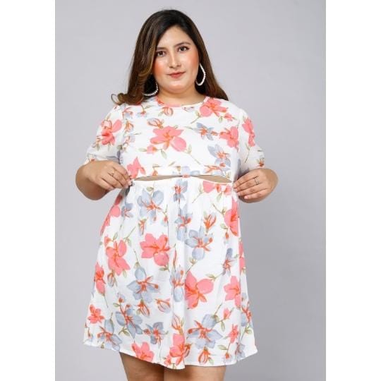 White Lily Maternity Short Dress