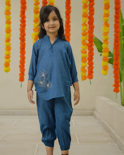 Blossom Breeze Girls Kurta Set