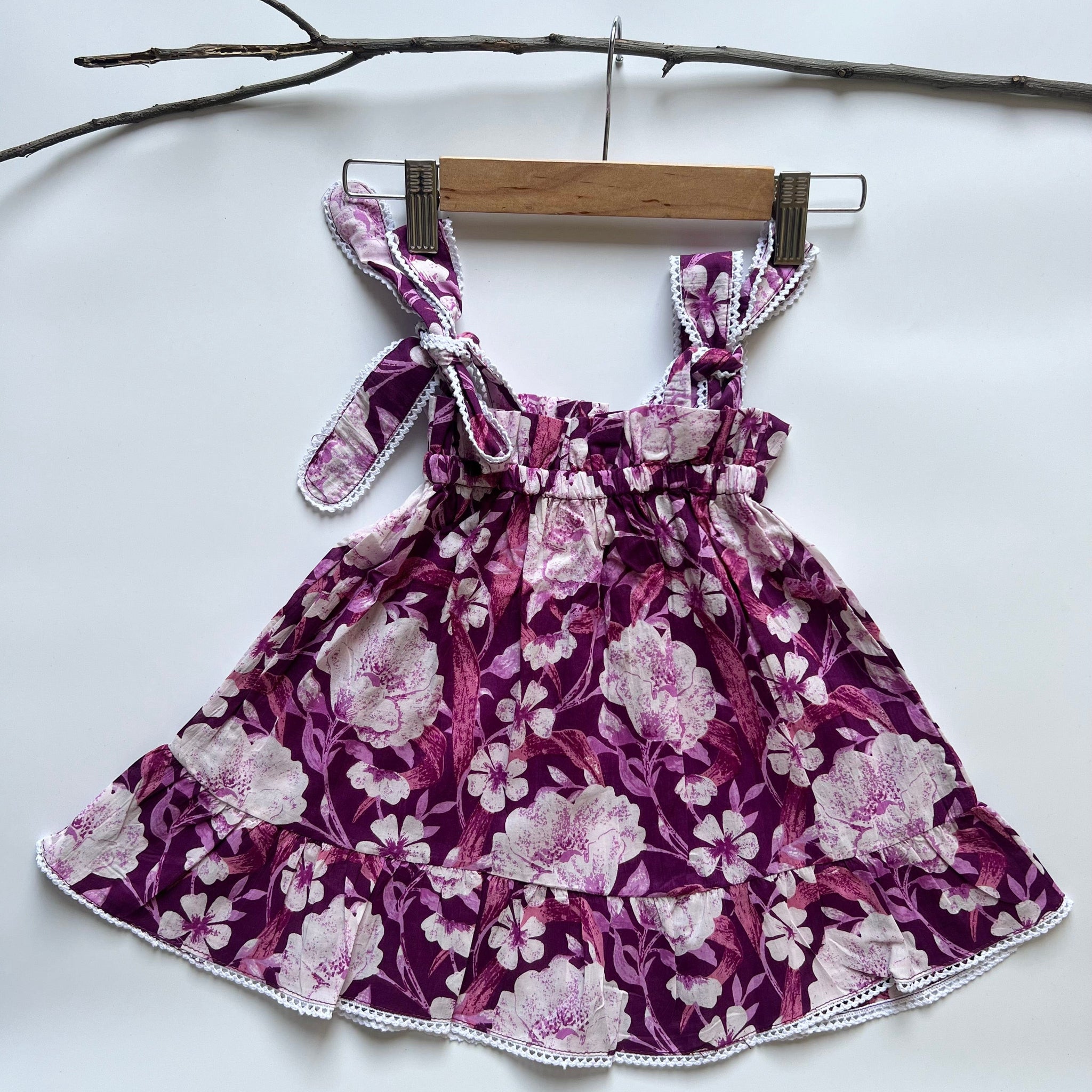 Plum Delight Pinafore Frock