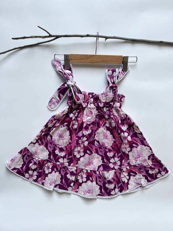 Plum Delight Pinafore Frock