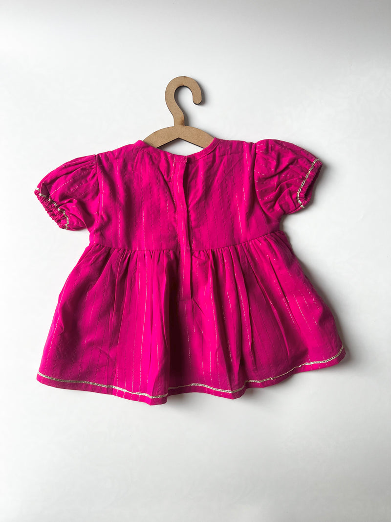 New born Pink Jamna set