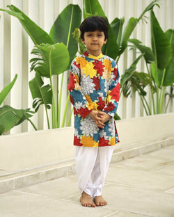 Vibrant Dahlia Sherwani