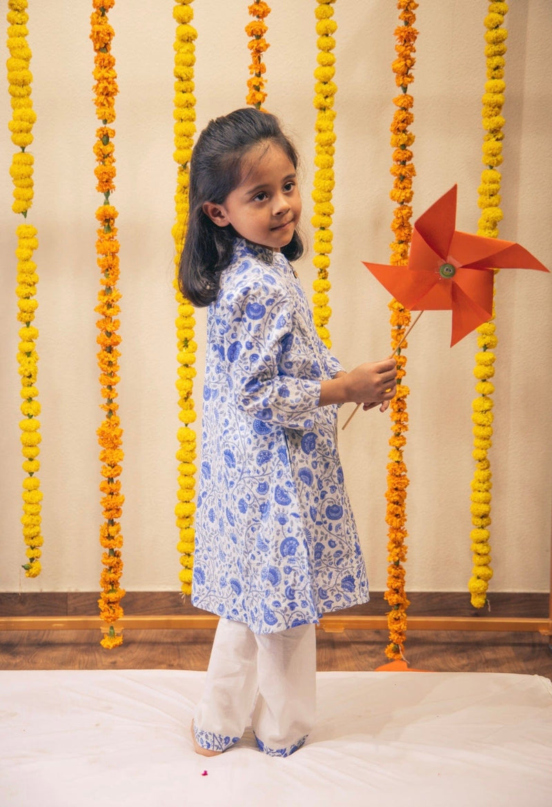 Bloomy Day Girls Kurti Set