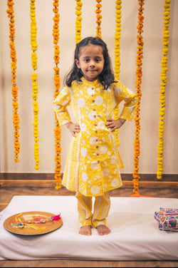 Hello Sunshine Girls Kurti Set