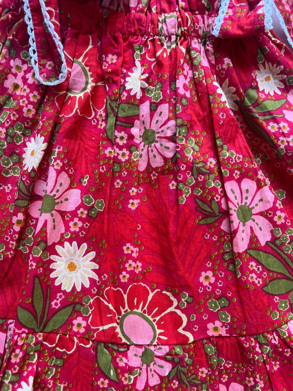 Cherry Cascade Pinafore Frock