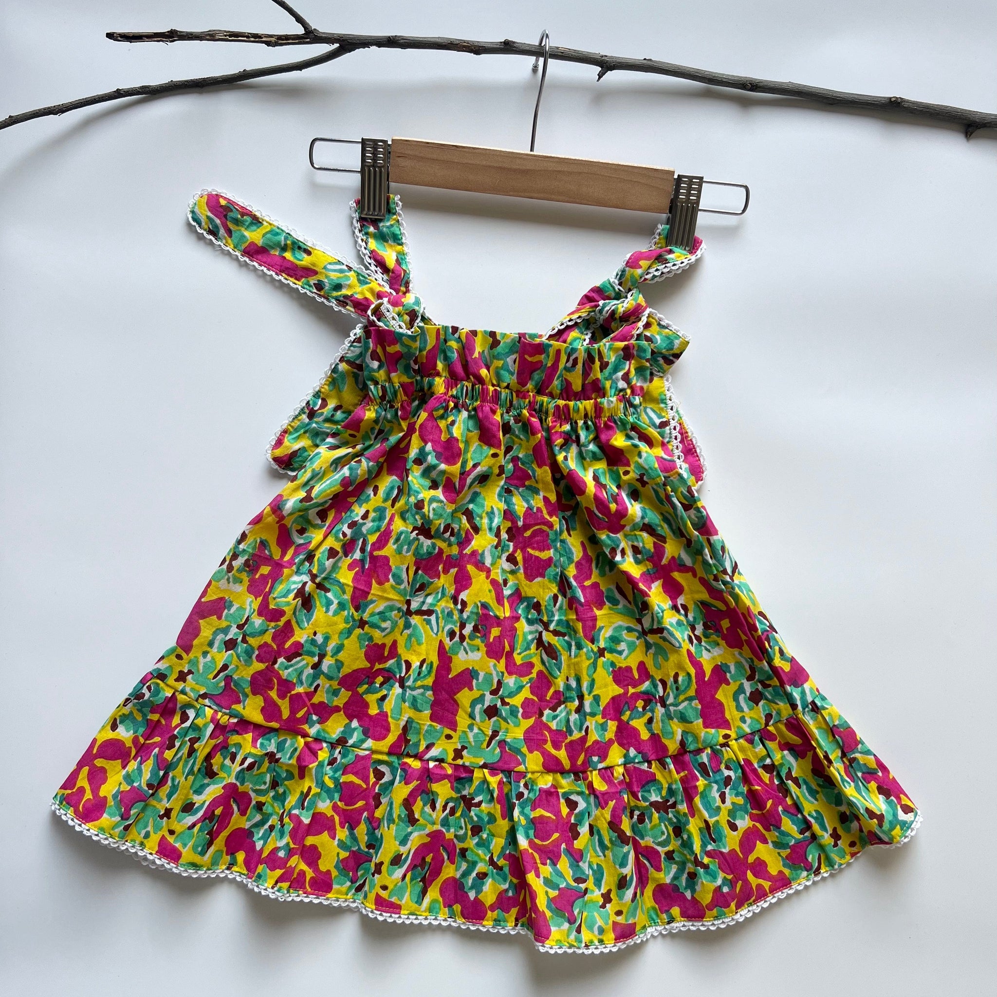 Sun Kissed Symphony Pinafore Frock