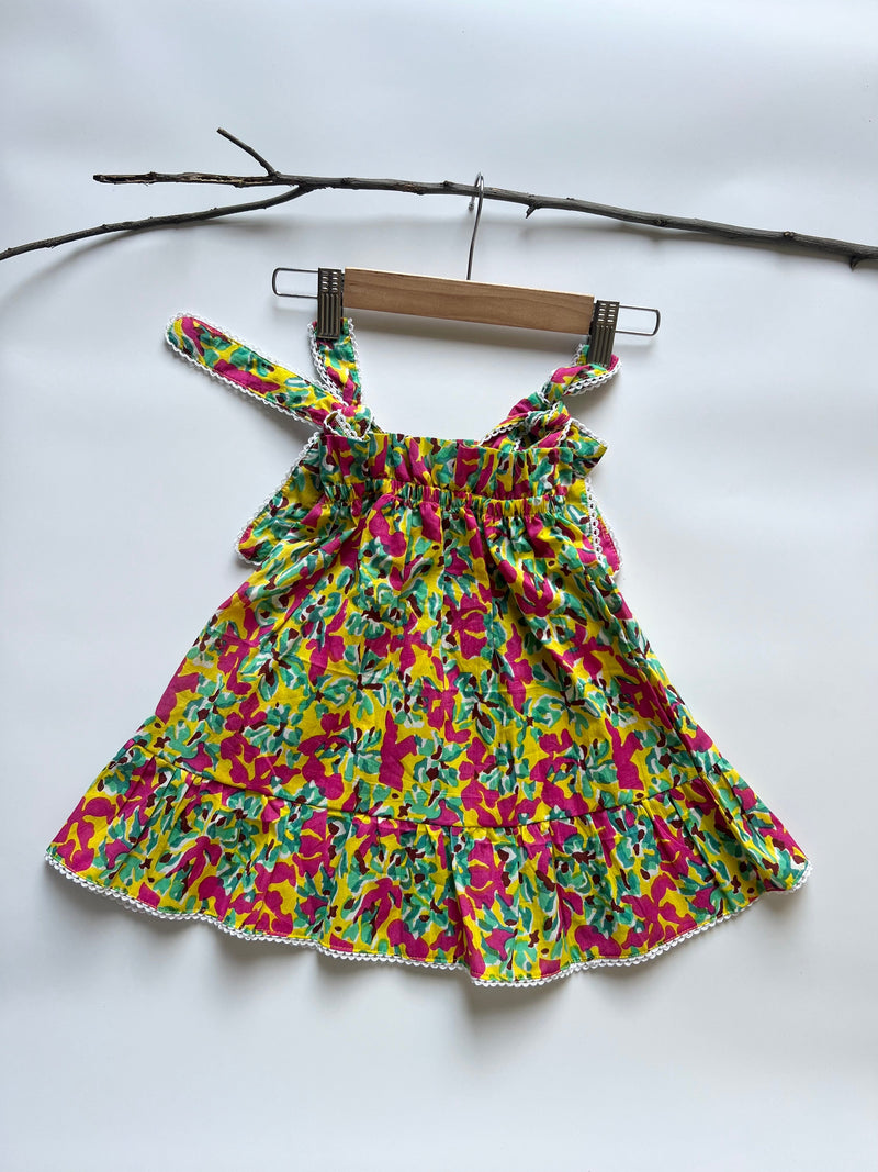 Sun Kissed Symphony Pinafore Frock