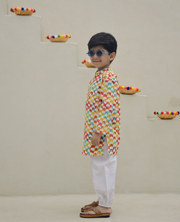 Teer Kaleidoscope Kurta Set