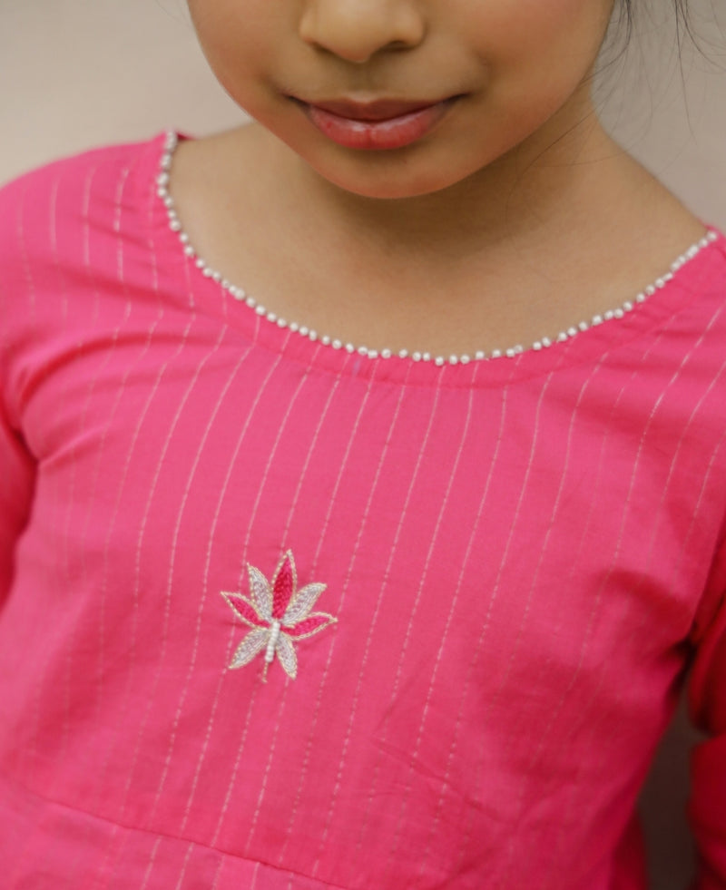 Pink Lotus Anarkali