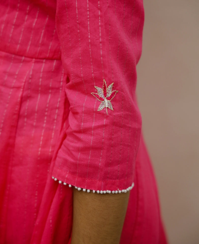 Pink Lotus Anarkali