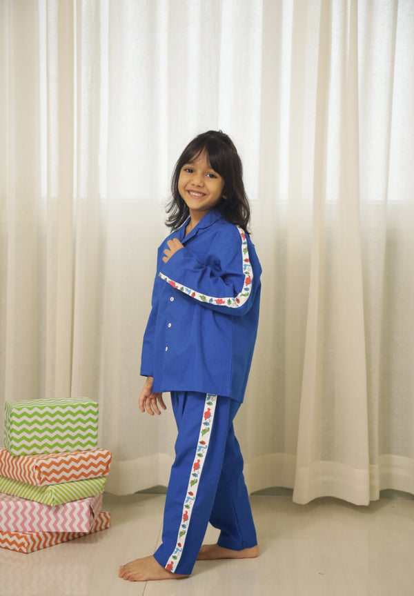 Electric Blue Dino Unisex Co-ord set