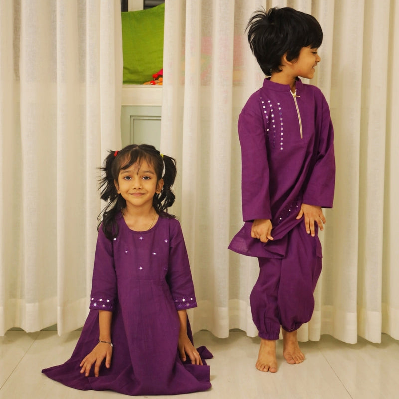 Purple Shining Star Sibling Set