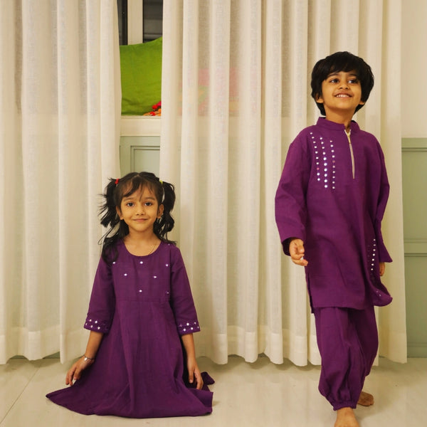 Purple Shining Star Sibling Set