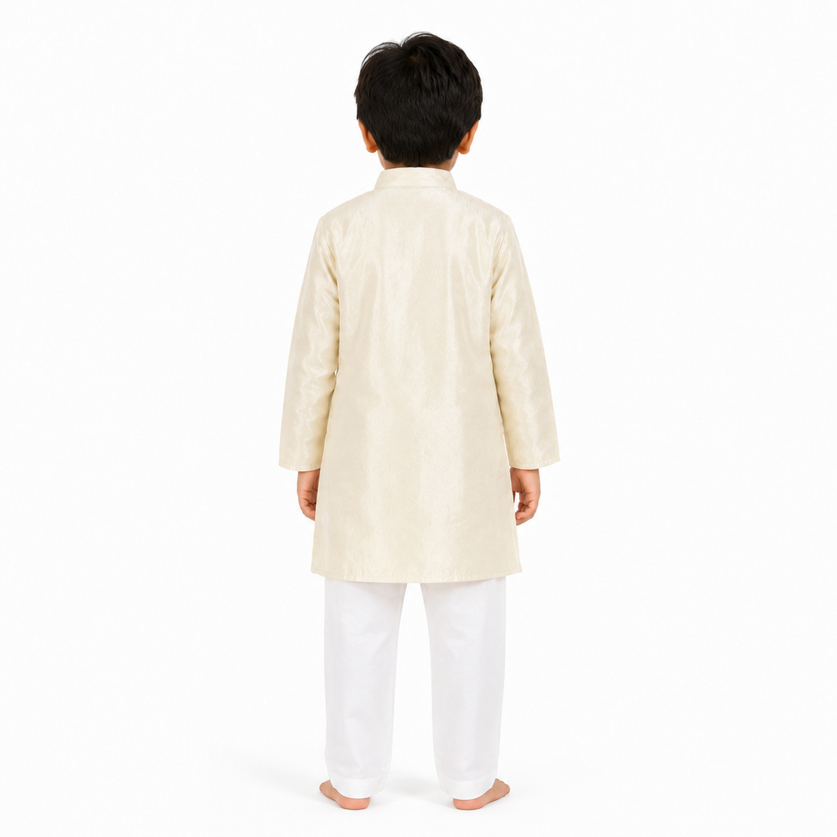 Ivory Lotus Kurta Pajama Set