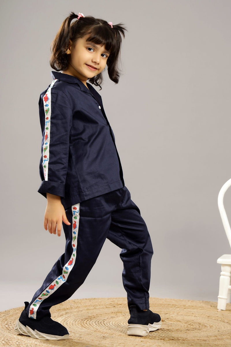 Midnight Blue Dino Unisex Co-ord set