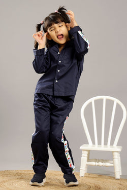 Midnight Blue Dino Unisex Co-ord set