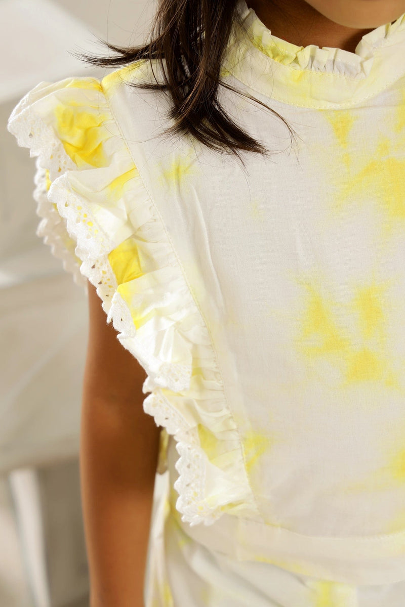 YELLOW TIE DYE CO-ORD-SET