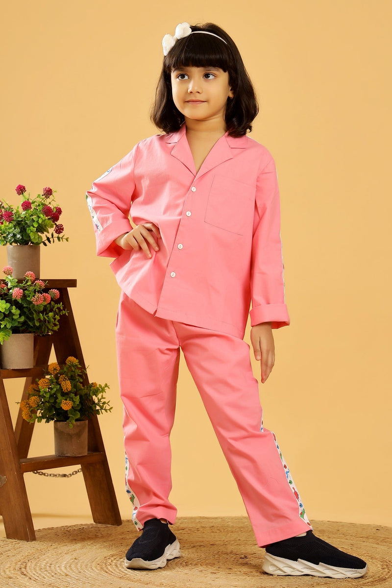 Pink Candy Floss Dino Land Unisex Co-ord set